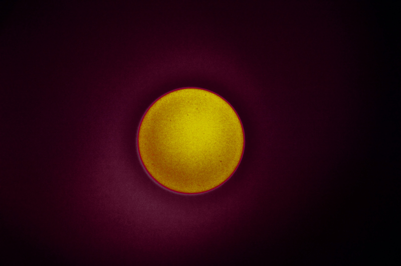 Solar surface Yellow perspective 